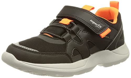 Superfit Rush Gore-tex Sneaker, Schwarz Orange 0010, 23 EU von Superfit