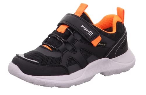 Superfit Rush Gore-tex Sneaker, Schwarz Orange 0010, 28 EU von Superfit