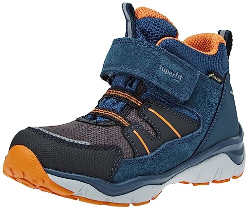 Superfit SPORT5 Sneaker, BLAU/ORANGE 8000, 23 EU von Superfit