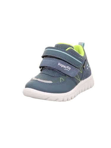 Superfit SPORT7 Mini Gore-Tex Lauflernschuh, Blau/Gelb 8030, 22 EU von Superfit