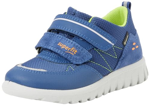 Superfit SPORT7 Mini Gore-Tex Sneaker, Blau/Hellgrün 8000, 31 EU Weit von Superfit