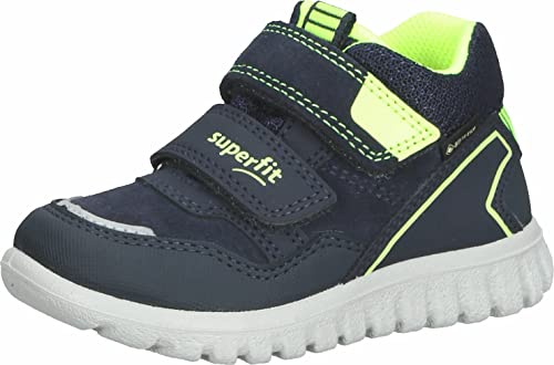 Superfit SPORT7 Mini Gore-Tex Lauflernschuhe, BLAU/GELB 8000, 27 EU von Superfit