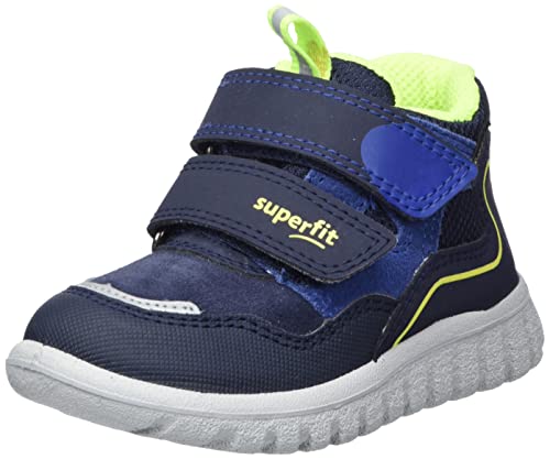 Superfit SPORT7 Mini Sneaker, BLAU/GELB 8000, 25 EU von Superfit