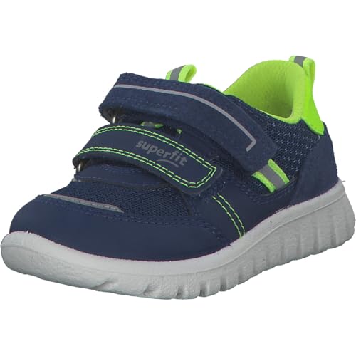 Superfit SPORT7 Mini Sneaker, BLAU/GELB 8010, 25 EU von Superfit