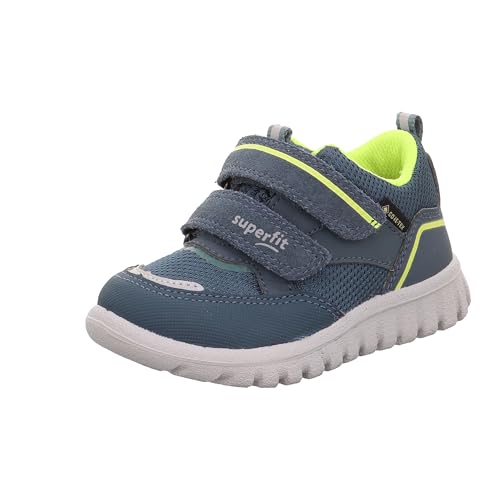 Superfit SPORT7 Mini Sneaker, BLAU/GELB 8050, 23 EU Schmal von Superfit