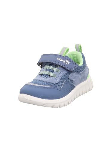 Superfit SPORT7 Mini Sneaker, BLAU/HELLGRÜN 8000, 20 EU von Superfit