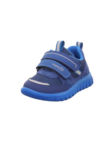 Superfit SPORT7 Mini Sneaker, BLAU 8030, 28 EU Schmal von Superfit