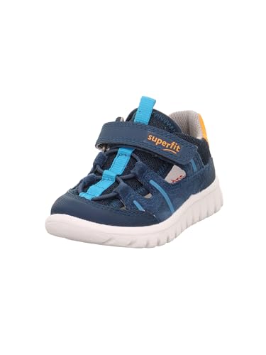 Superfit SPORT7 MINI Sneaker, Blau/Orange 8000, 27 EU Weit von Superfit