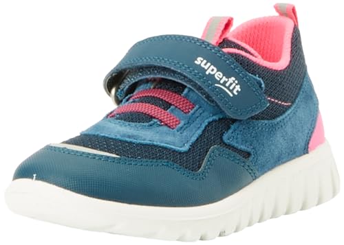 Superfit SPORT7 Mini Sneaker, Blau/Pink 8020, 24 EU Weit von Superfit