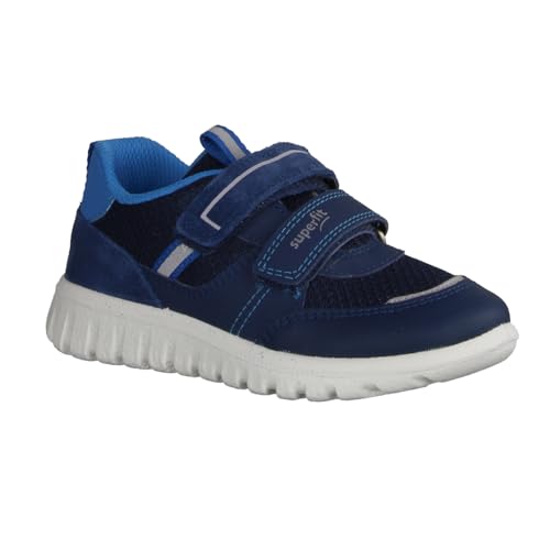 Superfit SPORT7 Mini Sneaker, Blau/Türkis 8040, 30 EU Weit von Superfit