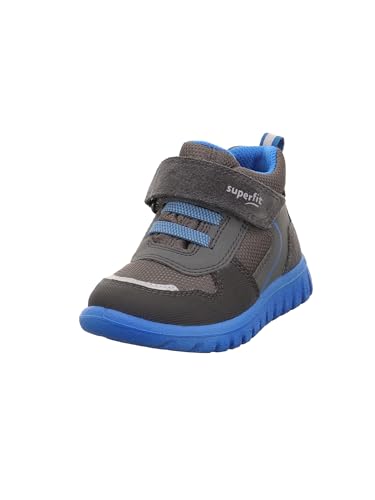 Superfit SPORT7 MINI Sneaker, GRAU/BLAU 2000, 24 EU Schmal von Superfit