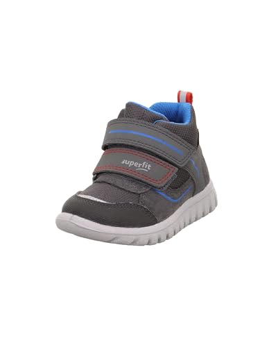 Superfit Jungen Sport7 Mini Sneaker, Grau Blau 2000, 29 EU Schmal von Superfit