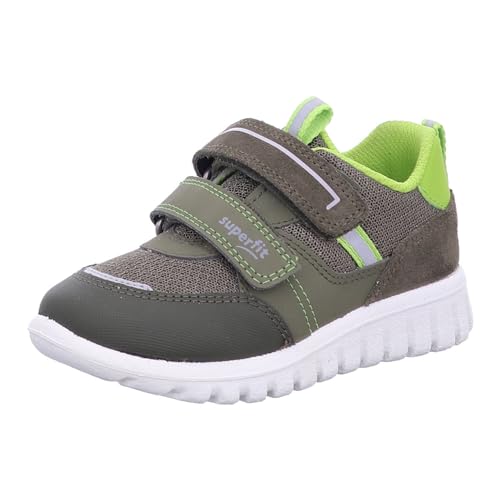 Superfit SPORT7 Mini Sneaker, Grün/Hellgrün 7000, 23 EU von Superfit