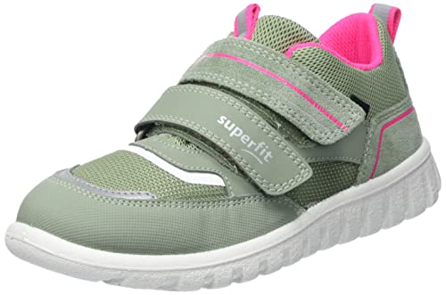 Superfit SPORT7 Mini Sneaker, HELLGRÜN/ROSA 7500, 28 EU von Superfit