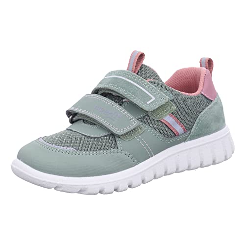 Superfit Mädchen Sport7 Mini Sneaker, Hellgrün Rosa 7500, 30 EU von Superfit