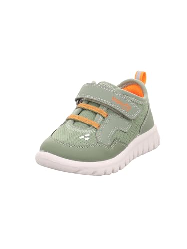 Superfit SPORT7 Mini Sneaker, Hellgrün/Orange 7500, 28 EU von Superfit