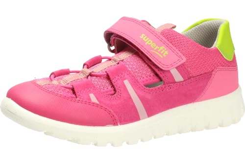 Superfit SPORT7 Mini Sneaker, Pink/Grün 5500, 30 EU Weit von Superfit