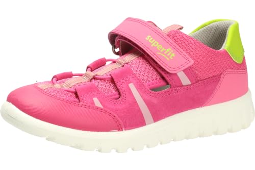 Superfit SPORT7 Mini Sneaker, Pink/Grün 5500, 35 EU Weit von Superfit