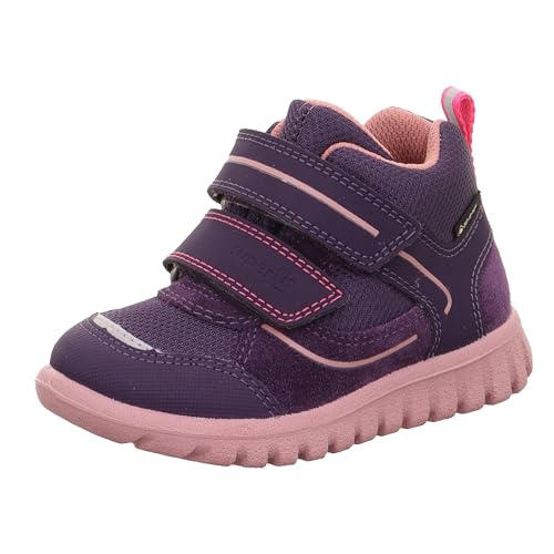 Superfit SPORT7 Mini leicht gefütterte Gore-Tex Sneaker, Lila/Rosa 8510, 34 EU Weit von Superfit