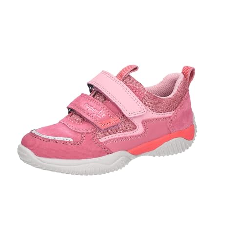 Superfit Mädchen Storm Sneaker, Pink Rot 5500, 34 EU von Superfit