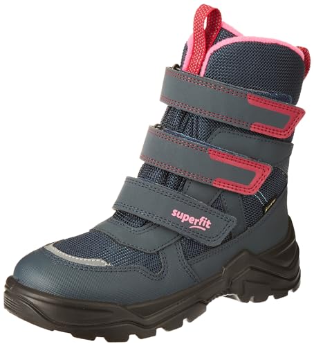 Superfit Snow MAX Schneestiefel, BLAU/PINK 8010, 24 EU Schmal von Superfit