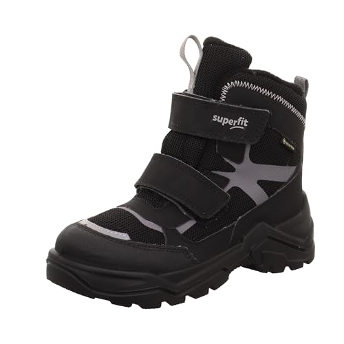 Superfit Snow MAX Schneestiefel, SCHWARZ/HELLGRAU 0000, 24 EU Schmal von Superfit