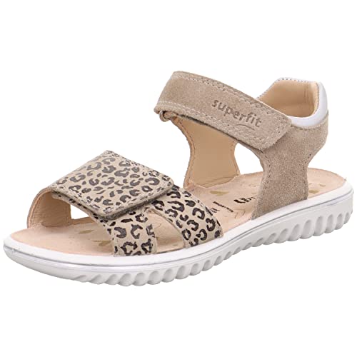 Superfit Mädchen Sparkle Sandale, Beige 4010, 28 EU von Superfit