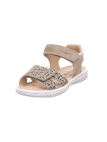 Superfit Mädchen Sparkle Sandale, Beige 4010, 28 EU von Superfit