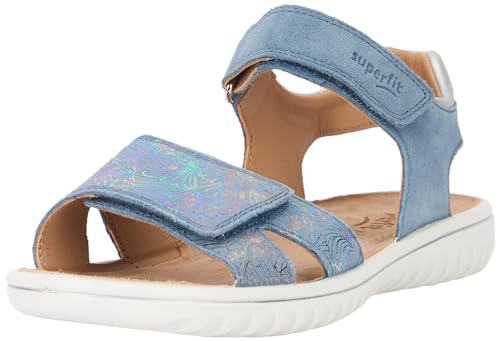 Superfit Sparkle Sandale, Blau/Silber 8030, 37 EU von Superfit