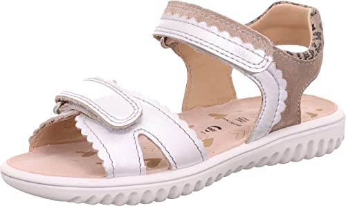 Superfit Sparkle Sandale, Silver/BEIGE 9500, 25 EU von Superfit