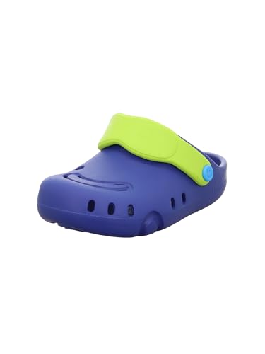 Superfit Jungen Splash C Slipper, Blau Hellgrün 8000, 33 EU Weit von Superfit