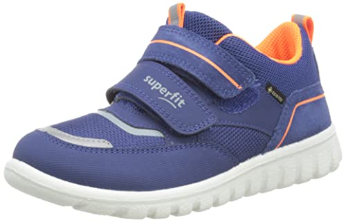 Superfit Sport7 Mini Gore-tex Lauflernschuhe, Blau Orange 8010, 22 EU von Superfit