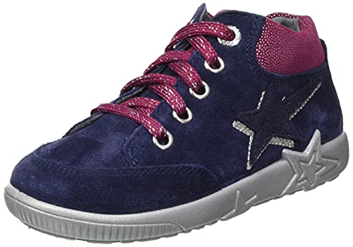 Superfit Mädchen Starlight Lauflernschuh, BLAU/ROT 8010, 22 EU von Superfit