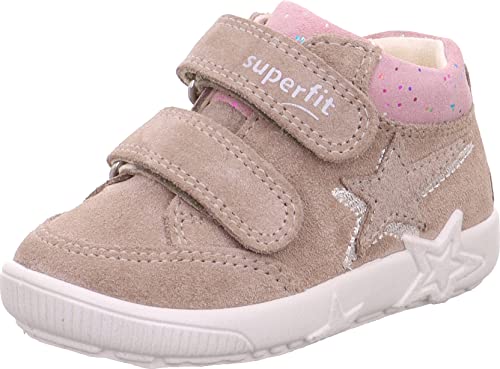 Superfit Starlight Lauflernschuhe, Beige Rosa 4000, 25 EU von Superfit