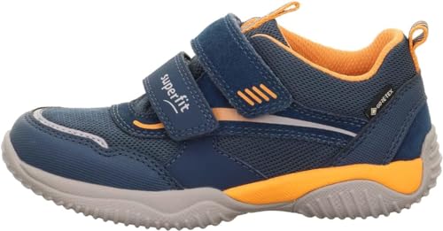 Superfit Storm Gore-Tex Sneaker, Blau/Orange 8030, 28 EU von Superfit