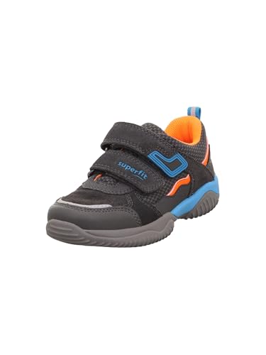 Superfit Storm Jungen GRAU/ORANGE 2000 Sneaker, 38 EU von Superfit