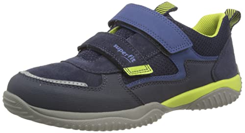 Superfit Jungen Storm Sneaker, Blau Hellgrün 8000, 28 EU von Superfit