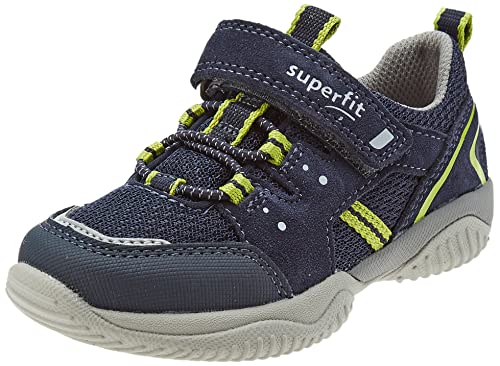 Superfit Jungen Storm Sneaker, Blau Hellgrün 8010, 39 EU von Superfit