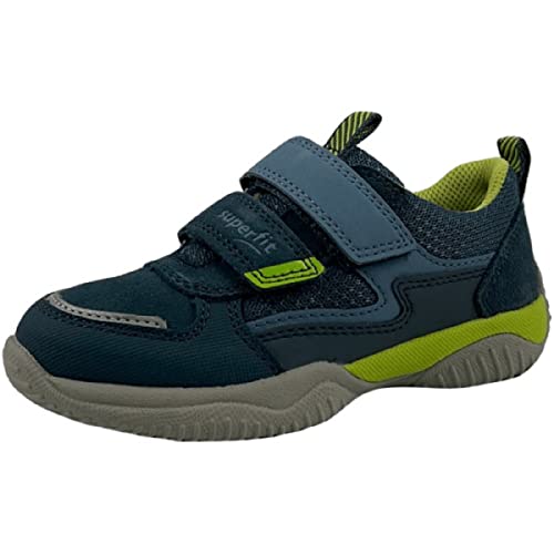 Superfit Jungen Storm Sneaker, Blau Hellgrün 8030, 35 EU von Superfit