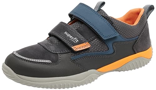 Superfit Storm Sneaker, Grau/Orange 2020, 25 EU Weit von Superfit