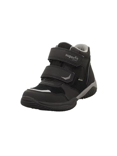 Superfit Jungen Storm leicht gefütterte Gore-Tex Sneaker, SCHWARZ/HELLGRAU 0030 von Superfit
