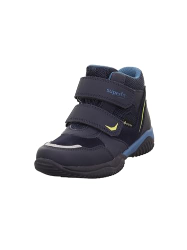Superfit Jungen Storm leicht gefütterte Gore-Tex Sneaker, BLAU/GELB 8050 von Superfit