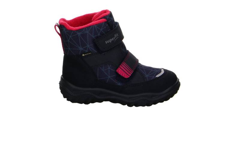 Superfit Superfit Husky Synthetik Klettstiefel Winter Mädchen blau Winterstiefelette von Superfit