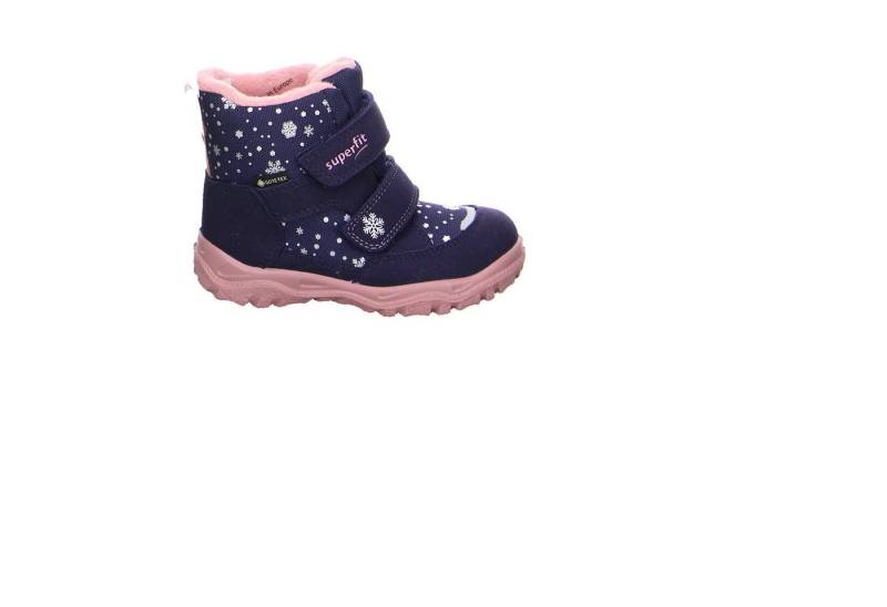 Superfit Superfit Husky1 Synthetik Klettstiefel Winter Mädchen blau Winterstiefelette von Superfit