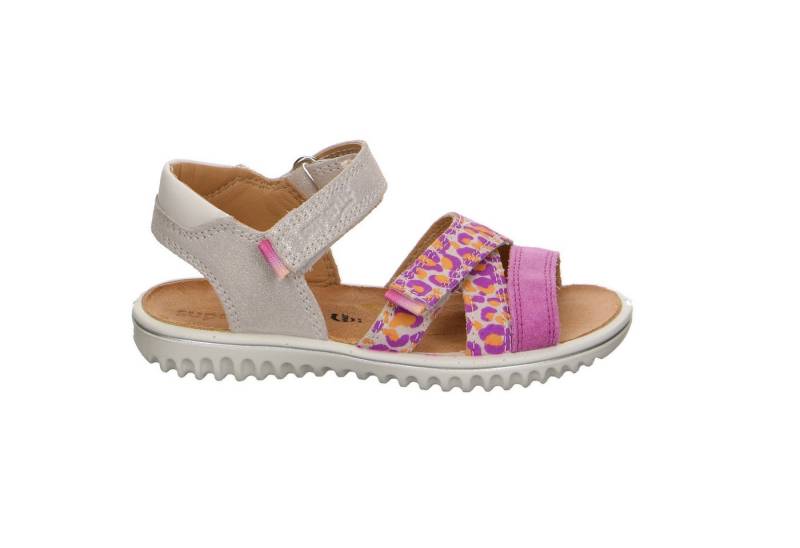 Superfit Superfit Sandale Leder Sparkle Reptil-Prägung Sandalen Mädchen blau Sandale von Superfit