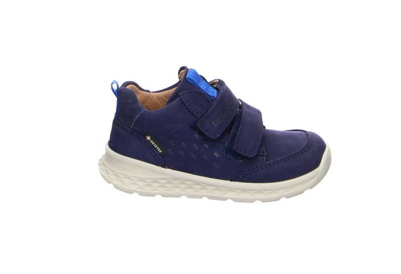 Superfit Superfit Stiefelette Leder Breeze Nubuk Kletthalbschuh Jungen blau Klettschuh von Superfit
