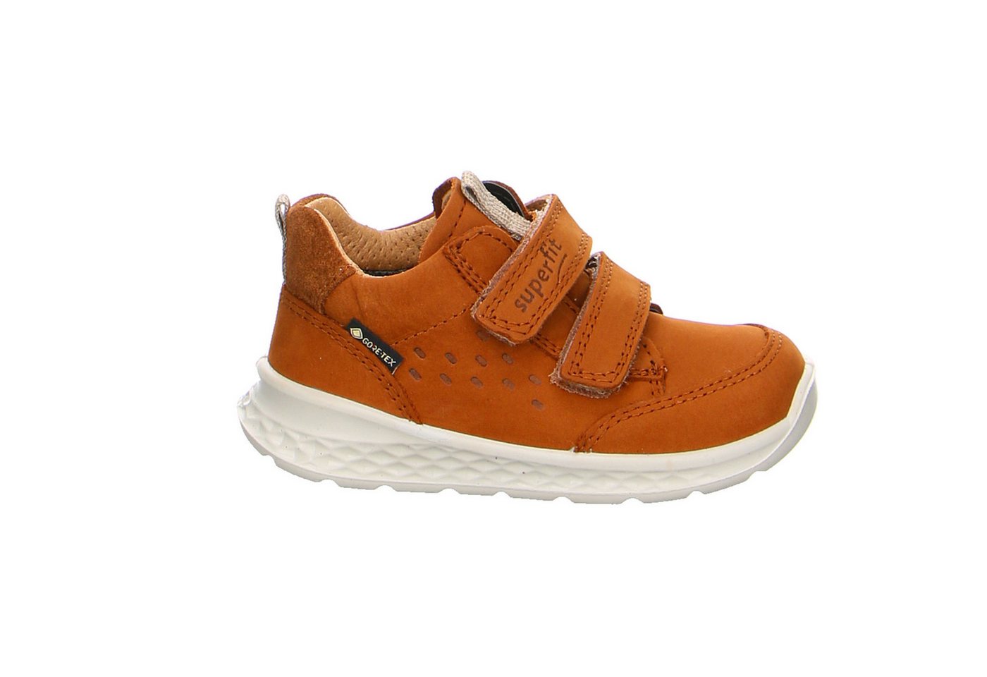 Superfit Superfit Stiefelette Leder Breeze Nubuk Kletthalbschuh Jungen braun Klettschuh von Superfit