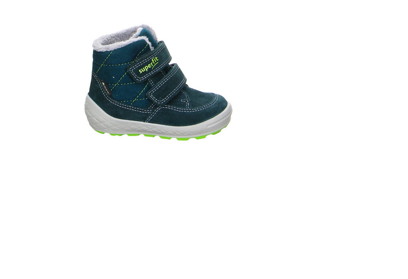 Superfit Superfit Velour Klettstiefel Winter Jungen grün Winterstiefelette von Superfit