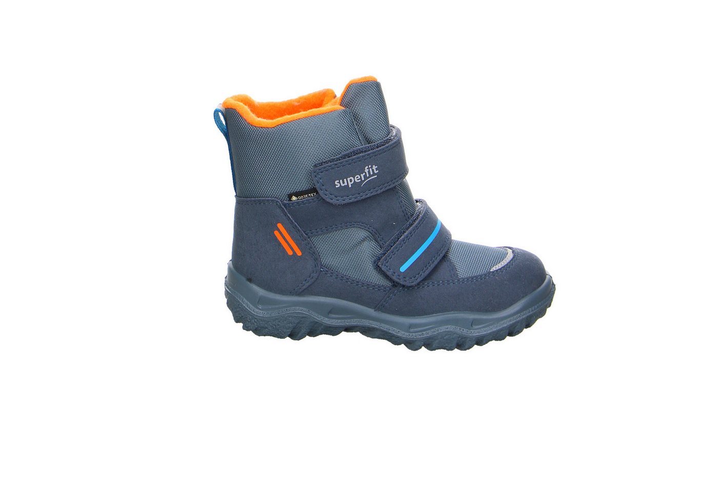 Superfit Superfit Velour Klettstiefel Winter Mädchen blau Winterstiefelette von Superfit