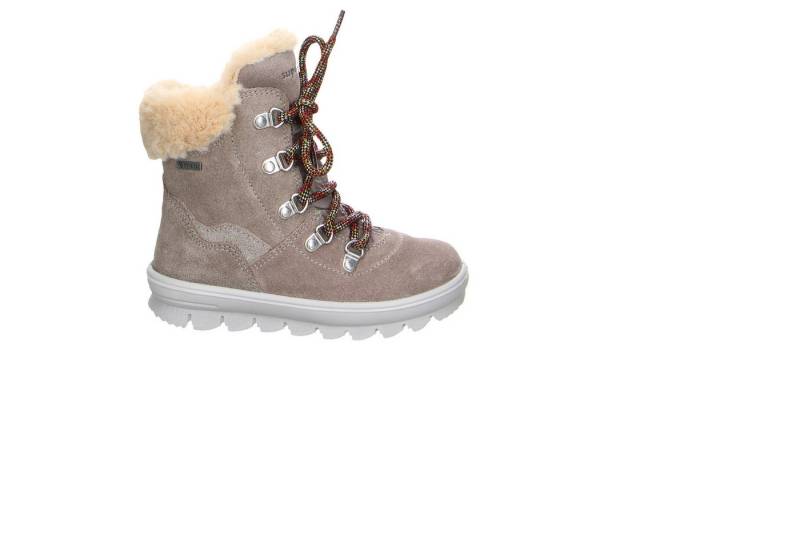 Superfit Superfit Velour Klettstiefel Winter Mädchen grau Winterstiefelette von Superfit